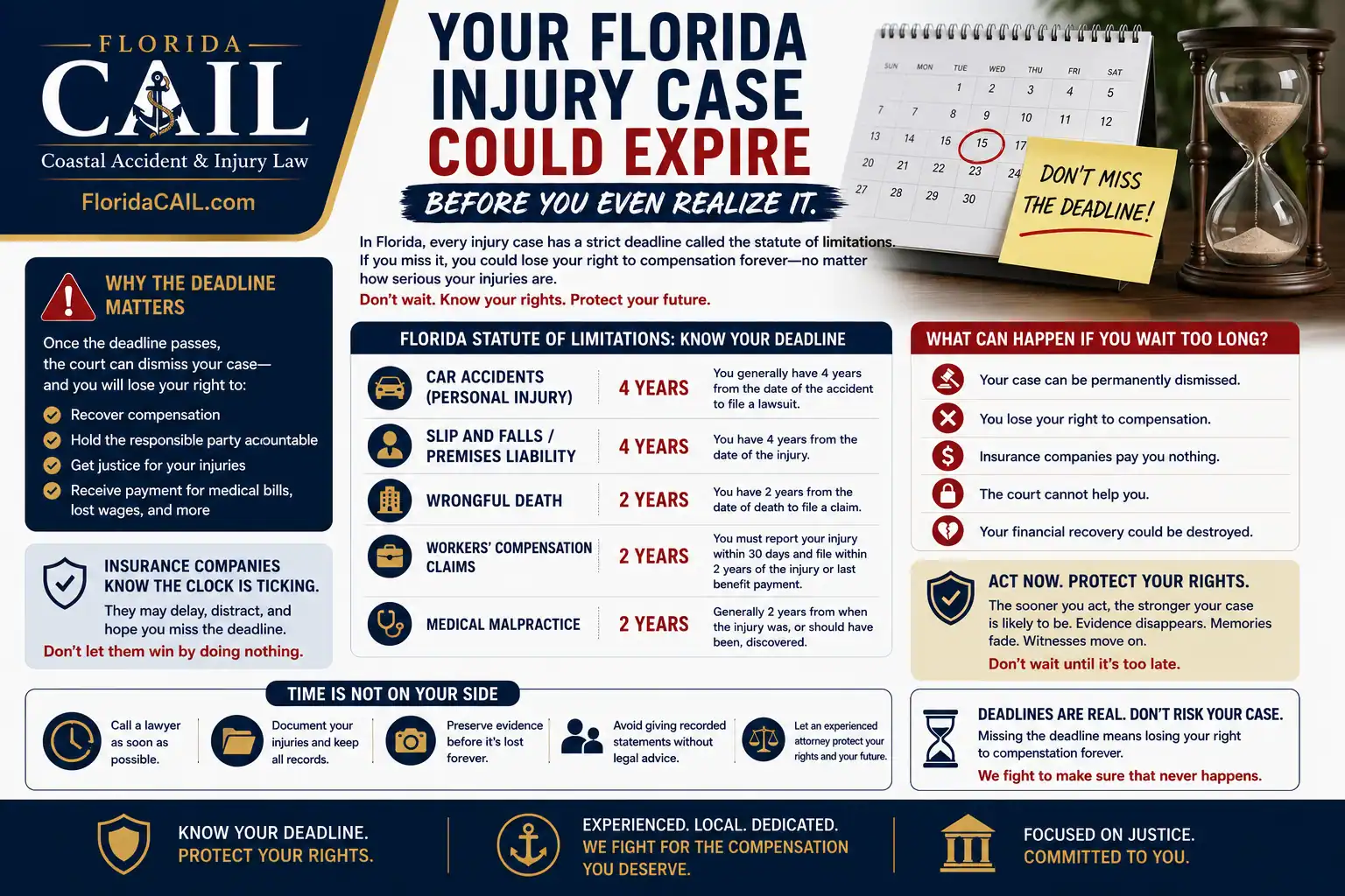 Florida injury statute of limitations